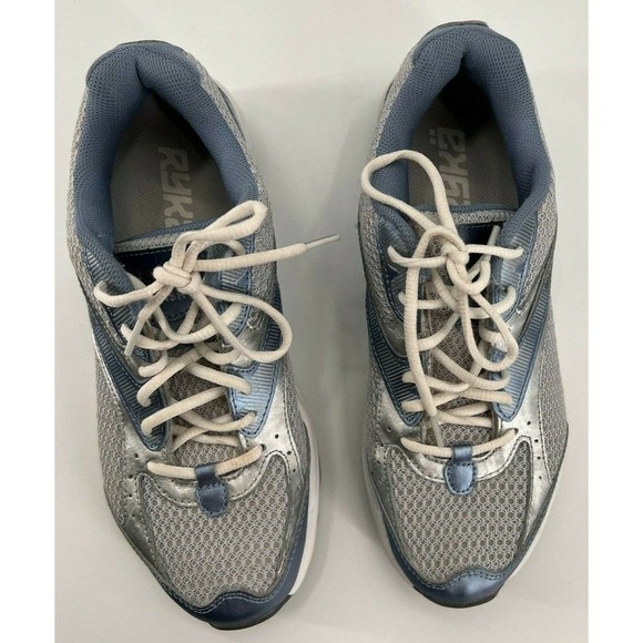 Ryka Womens 8M Dash Blue Running Athletic Sneakers Trainers Low Top Lace Up Mesh - Picture 1 of 6